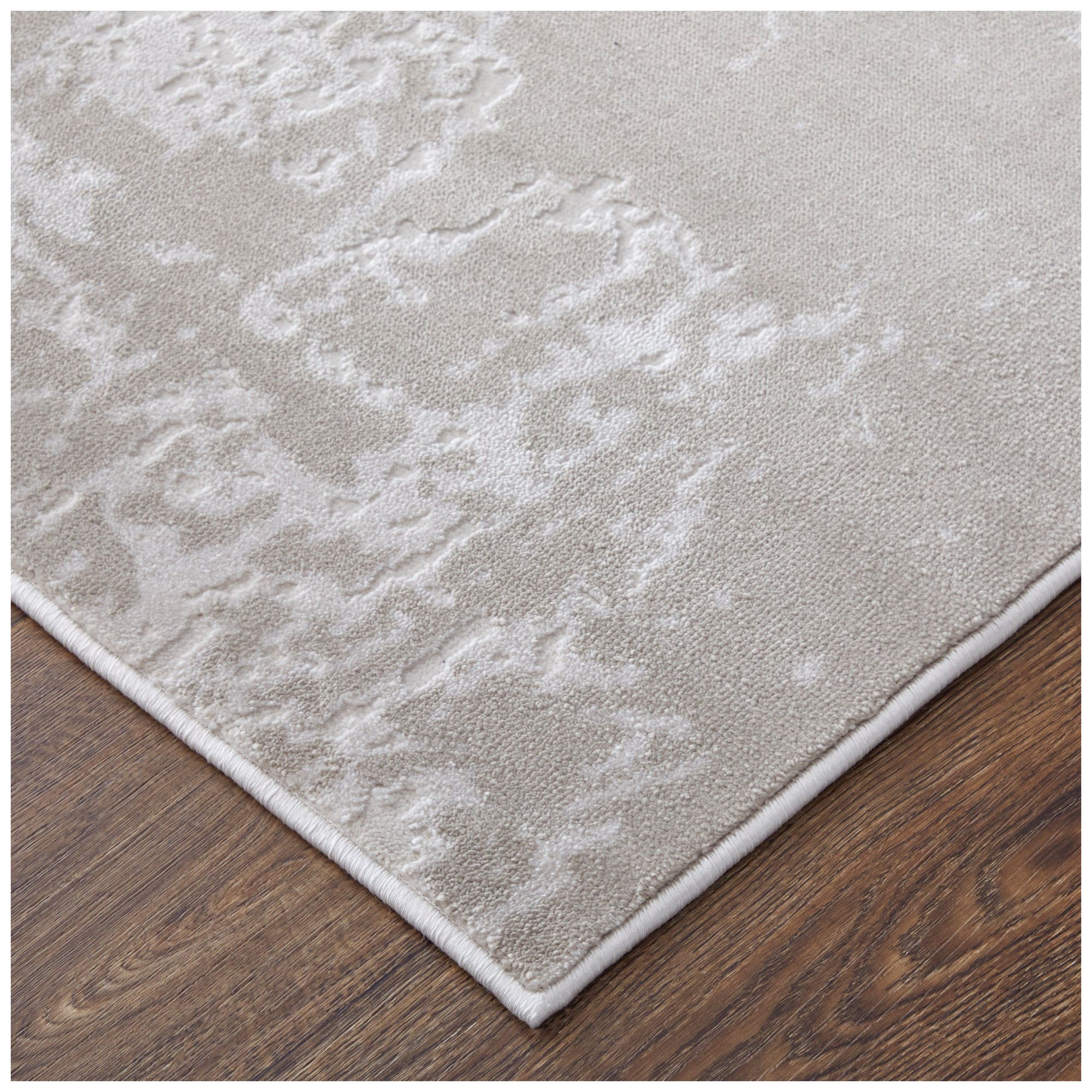 Image 4 Prasad Abstract Indoor Ivory Area Rug 39NAF 2'-10" x 7'-10" more views