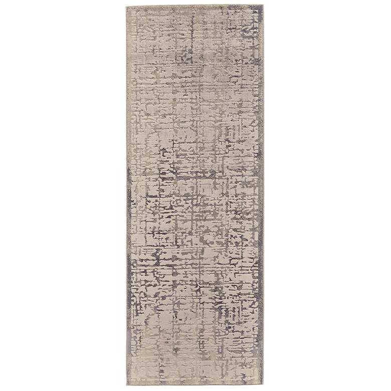 Image 1 Prasad Modern Abstract Soft Indoor Gray Area Rug 3683F
