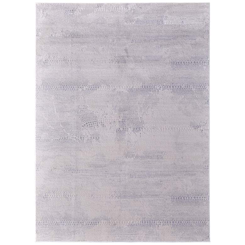 Image 1 Prasad Modern Distressed Soft Indoor Ivory Area Rug 39N8F