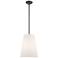 Prato 1 Light Bronze Shaded Chandelier