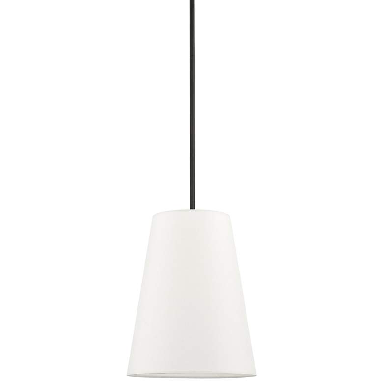 Image 1 Prato 11 inch Wide Black Mini Pendant Light