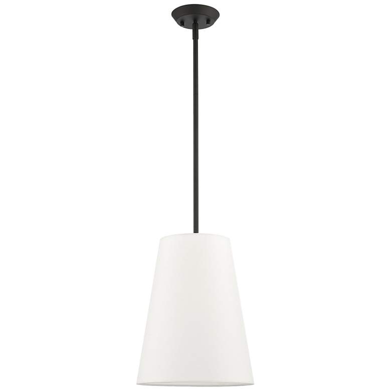 Image 4 Prato 11 inch Wide Black Mini Pendant Light more views