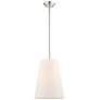 2_Prato 11" Wide Brushed Nickel Mini Pendant
