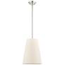 5_Prato 11" Wide Brushed Nickel Mini Pendant more views
