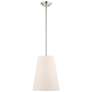 6_Prato 11" Wide Brushed Nickel Mini Pendant more views