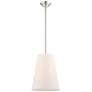 7_Prato 11" Wide Brushed Nickel Mini Pendant more views