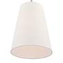 Prato 11" Wide Brushed Nickel Mini Pendant