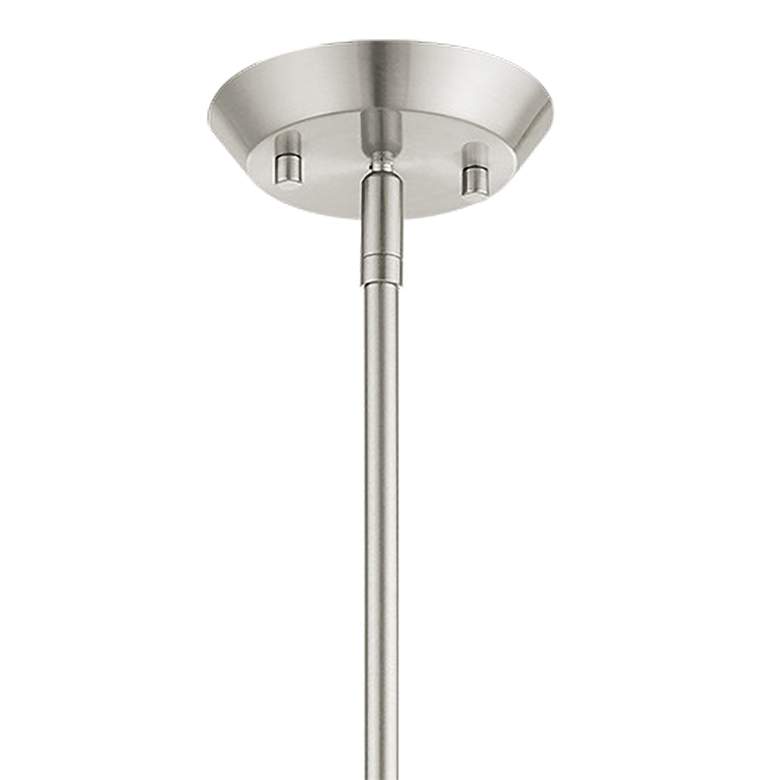 Image 3 Prato 25" Wide Brushed Nickel 4-Light Pendant Light more views