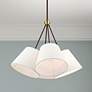 Thumbnail1 of Prato 4 Light Bronze Shaded Chandelier