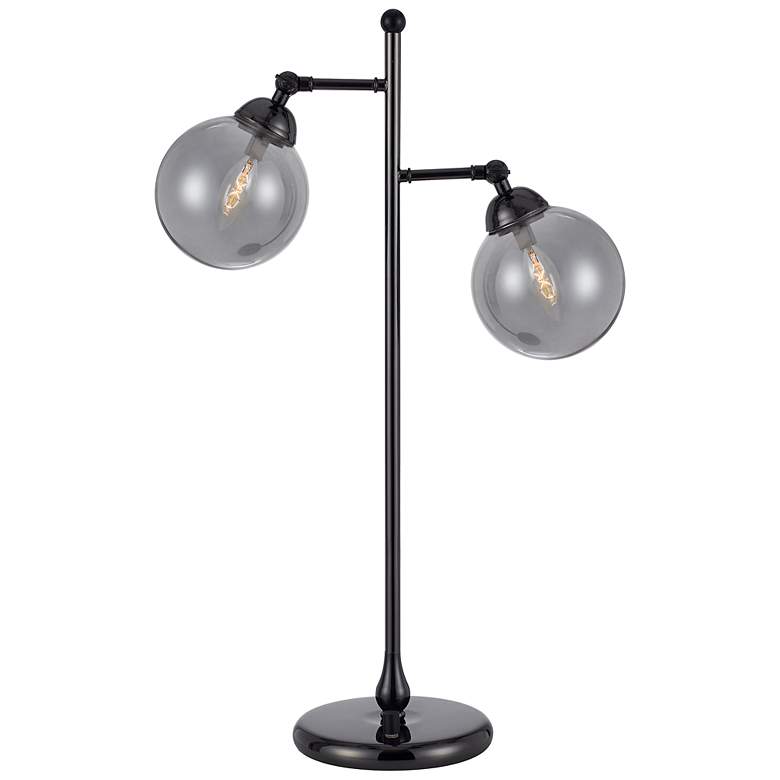 Image 1 Prato Gun Metal Table Lamp