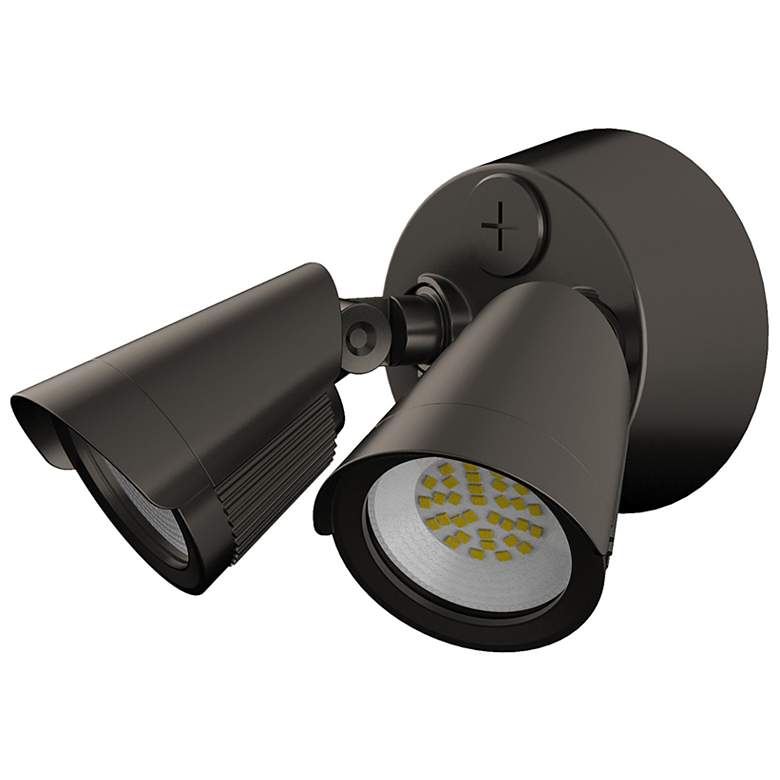 Image 1 Pratt 5" High Bronze Outdoor LED Sconce