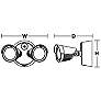 5_Pratt 5" High Bronze Outdoor LED Sconce more views