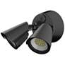 2_Pratt 5" High Powder-Coated Black LED Outdoor Wall Light