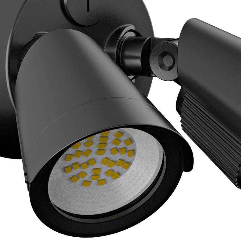 Image 3 Pratt 5" High Powder-Coated Black LED Outdoor Wall Light more views