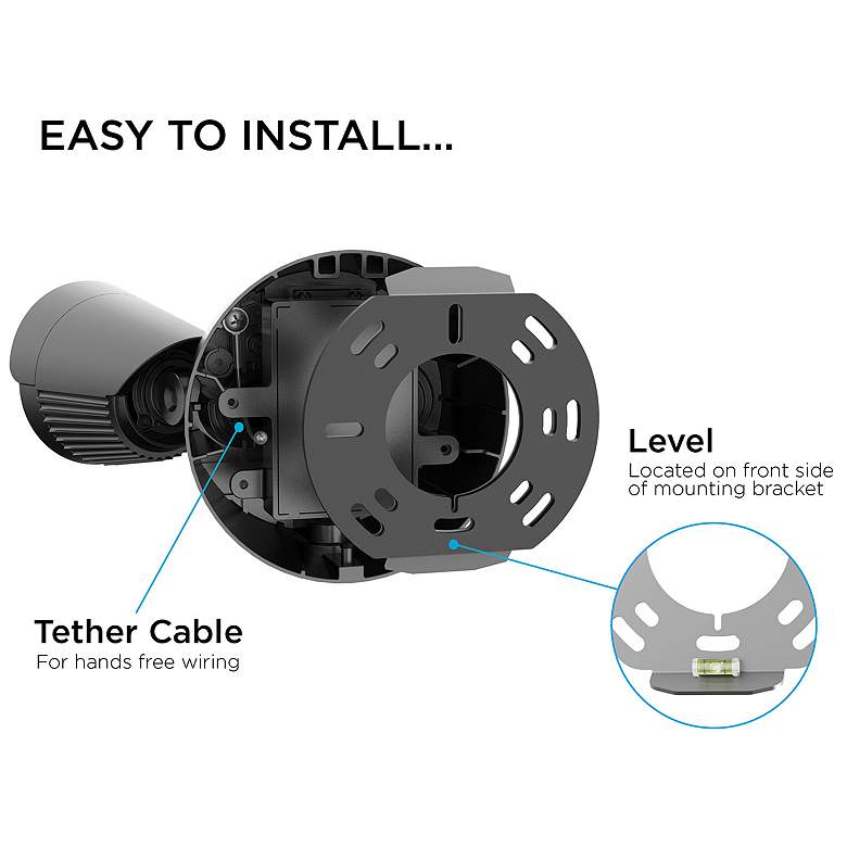 Image 4 Pratt 5" High Powder-Coated Black LED Outdoor Wall Light more views