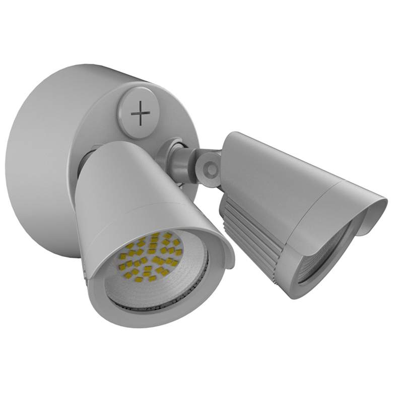 Image 1 Pratt 5" High Textured Grey LED Outdoor Sconce