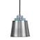 Pratt 9" Wide Brushed Nickel Metal Mini Pendant Light