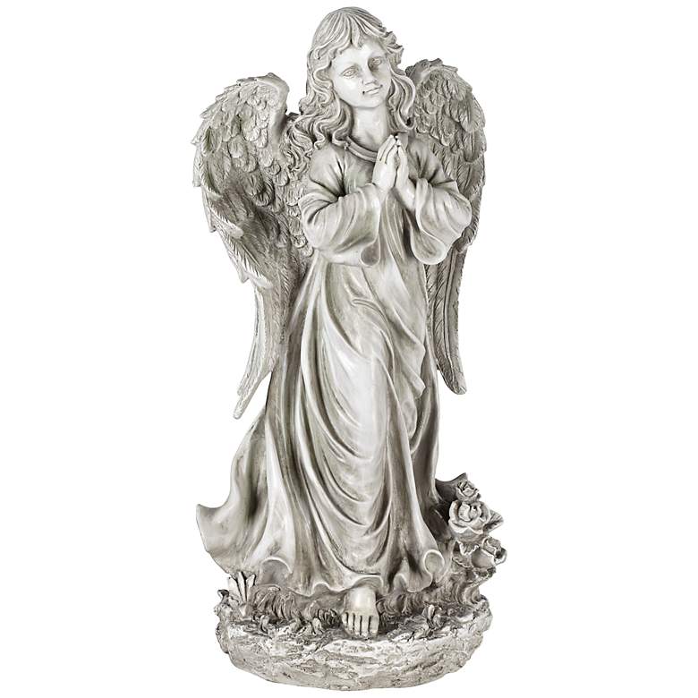 Image 1 Praying Angel 31 1/2 inch High Outdoor Statue