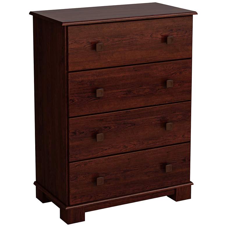 Image 1 Precious Collection 4-Drawer Royal Cherry Accent Chest