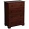 Precious Collection 4-Drawer Royal Cherry Accent Chest