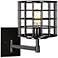 Prelude 15" High Industrial Bronze Swing Arm Wall Lamp