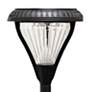 3_Premier 23 1/2" High Black Dusk to Dawn Solar Garden Lights Set of 2 more views
