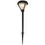 5_Premier 23 1/2" High Black Dusk to Dawn Solar Garden Lights Set of 2 more views