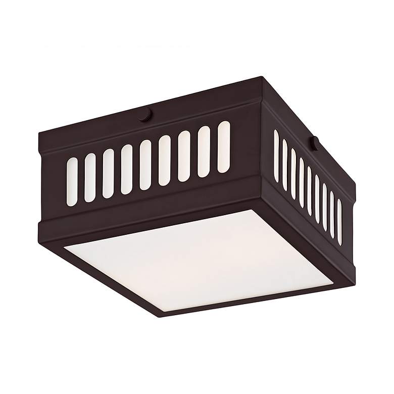Image 3 Prentice 2 Light Bronze Ceiling Mount more views