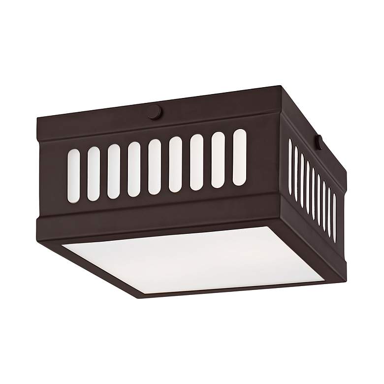 Image 4 Prentice 2 Light Bronze Ceiling Mount more views