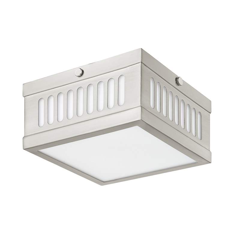 Image 2 Prentice 2 Light Brushed Nickel Ceiling Mount more views
