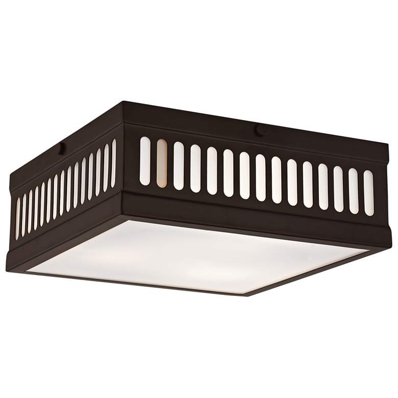 Image 1 Prentice 3 Light Bronze Ceiling Mount