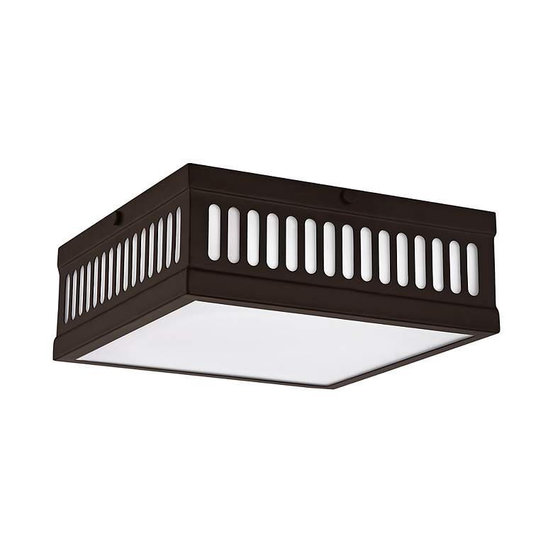 Image 4 Prentice 3 Light Bronze Ceiling Mount more views