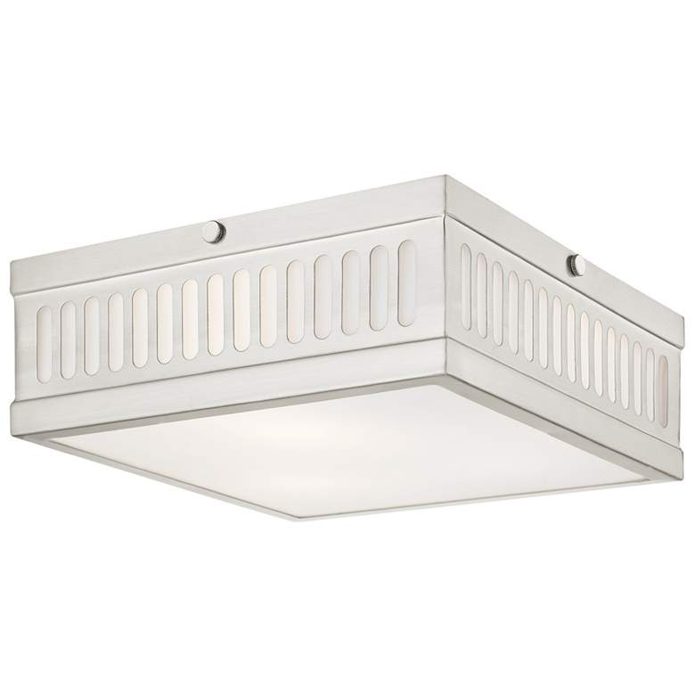 Image 1 Prentice 3 Light Brushed Nickel Ceiling Mount