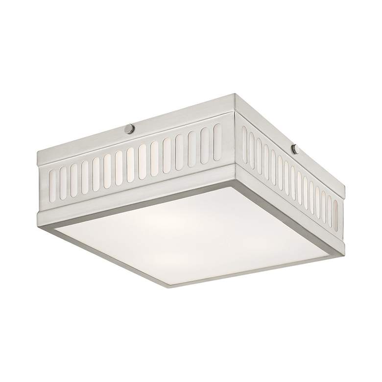 Image 3 Prentice 3 Light Brushed Nickel Ceiling Mount more views