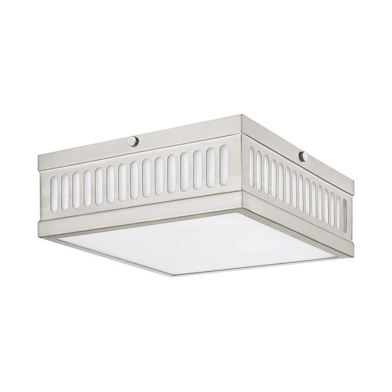 Image 4 Prentice 3 Light Brushed Nickel Ceiling Mount more views