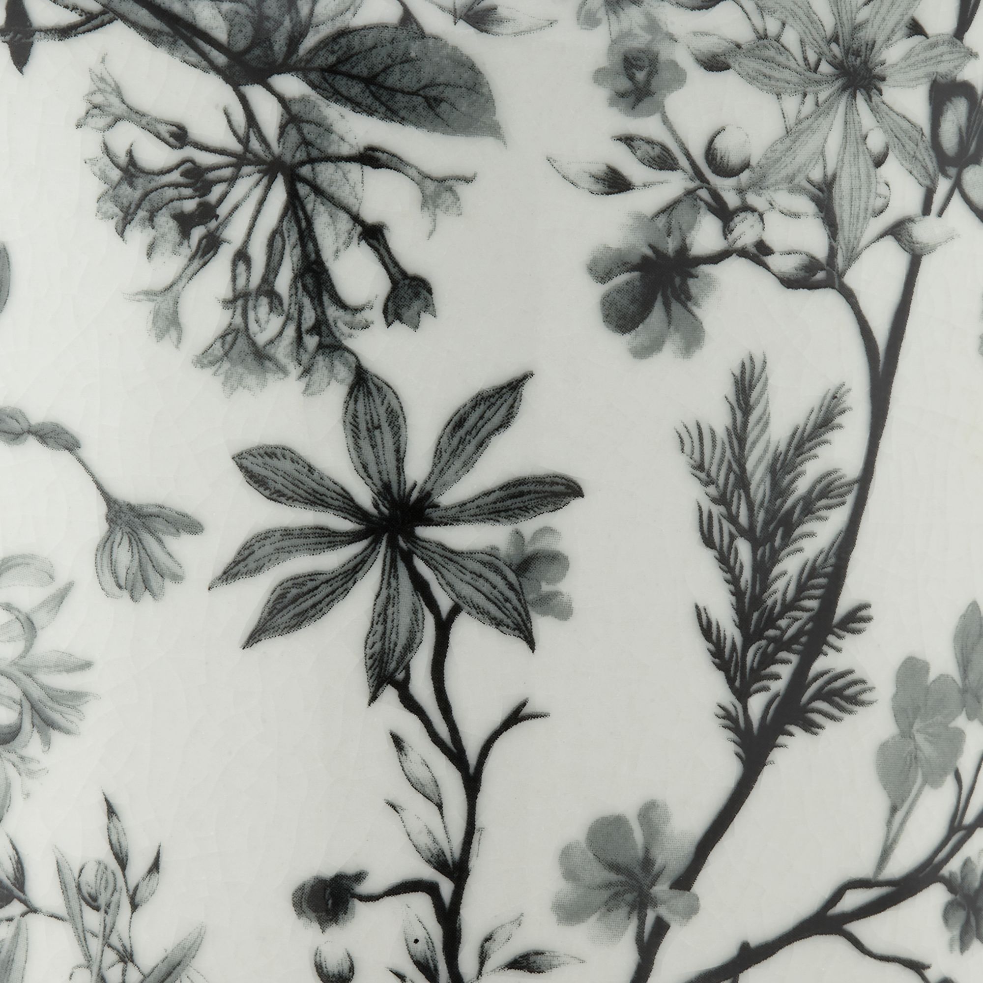 Image 5 Prentiss 14" High Black and White Ceramic Ginger Jar Decorative Vase more views