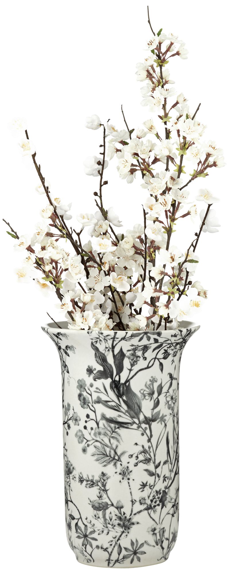 Image 6 Prentiss 14" High Black and White Ceramic Ginger Jar Decorative Vase more views