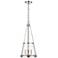 Prescott 12"W Polished Nickel 3-Light Candle Mini Pendant
