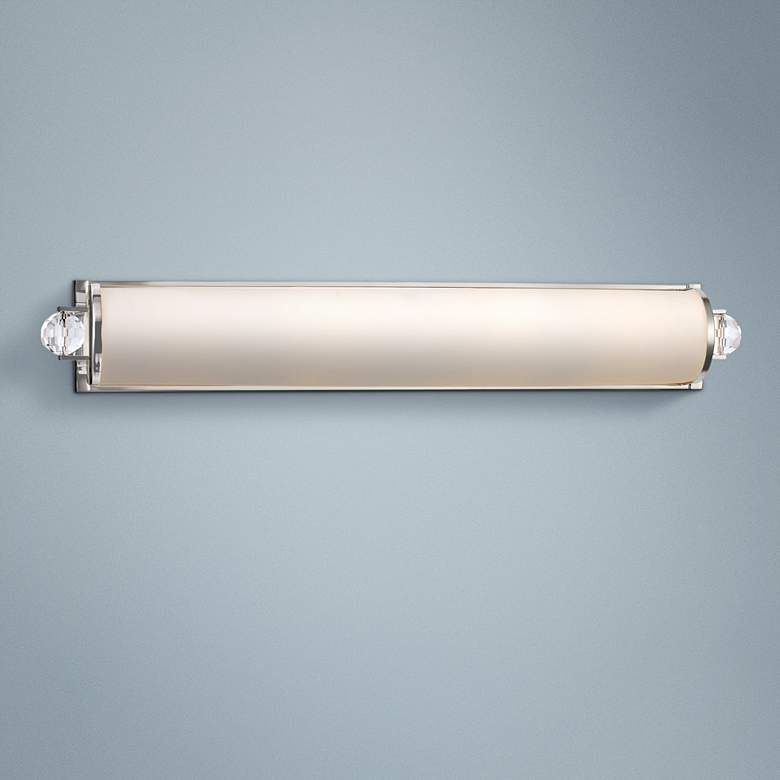 Image 1 Prescott 29 1/2 inch Wide Polished Nickel Bath Bar