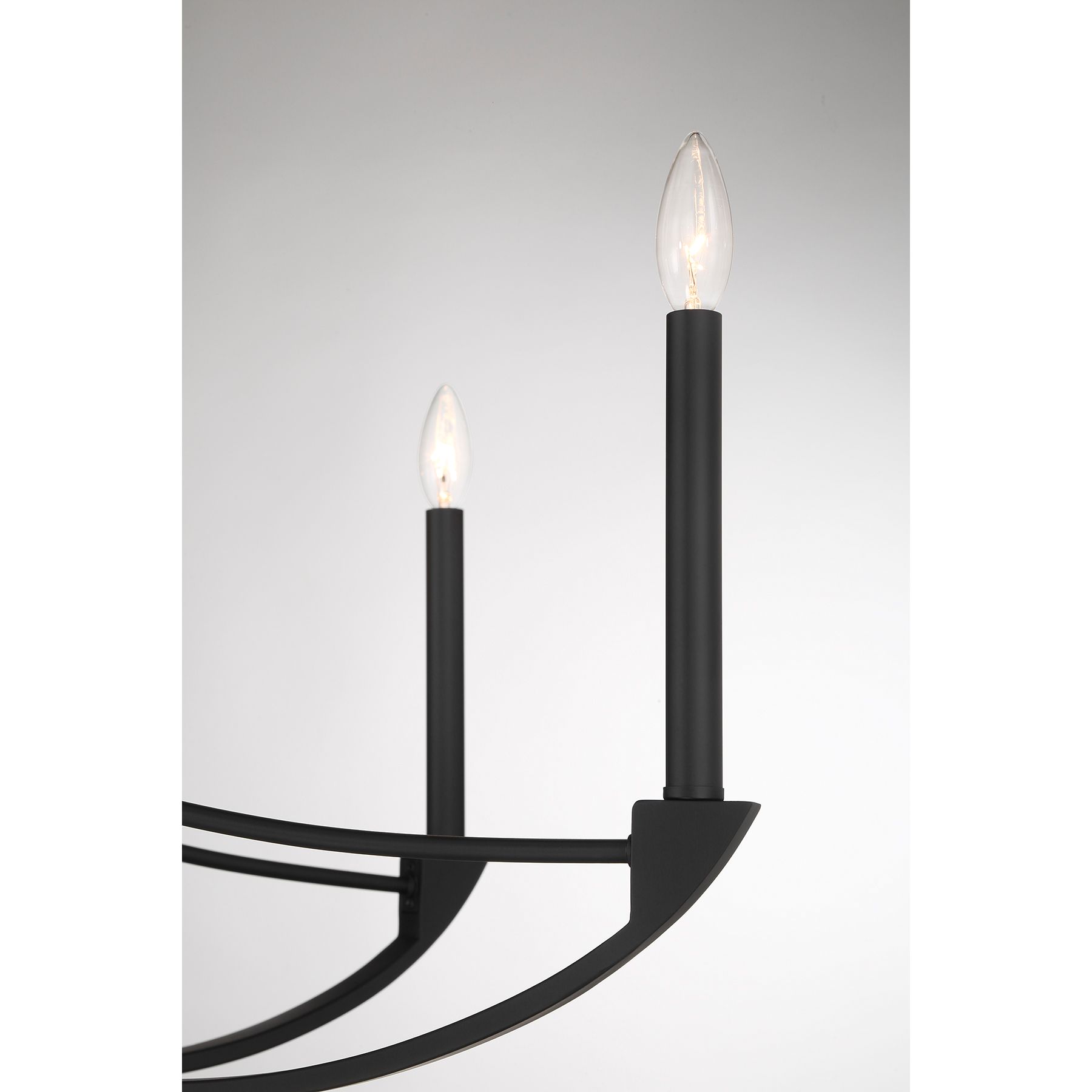 Image 6 Preserve 8-Light Chandelier in Matte Black more views
