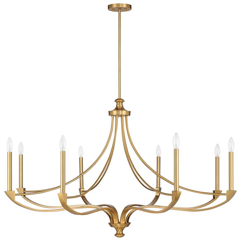 Image 2 Preserve 8-Light Chandelier in Warm Brass more views