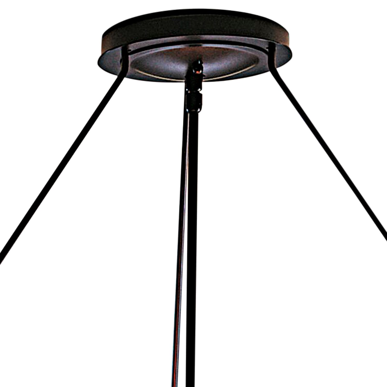 Image 4 Presidio Tryne 28.6"W Large Dark Smoke Semi-Flush With Opal Shade more views