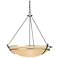 Presidio Tryne 35.1"W Large Scale  Pendant w/ Sand Glass Shade