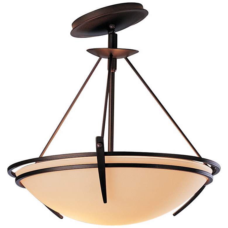 Image 1 Presidio Tryne Bronze 16 1/2" Wide Slope Mount Ceiling Light