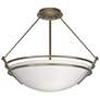 Presidio Tryne Medium Semi-Flush - Gold - Opal Glass