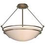 Presidio Tryne Medium Semi-Flush - Gold - Sand Glass
