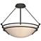 Presidio Tryne Medium Semi-Flush - Iron - Sand Glass
