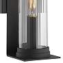 Thumbnail2 of Presley 18" High Textured Black Outdoor Wall Light more views