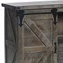Presley 2 Door, 2 Drawer and Open Center Cabinet - Driftwood Grey