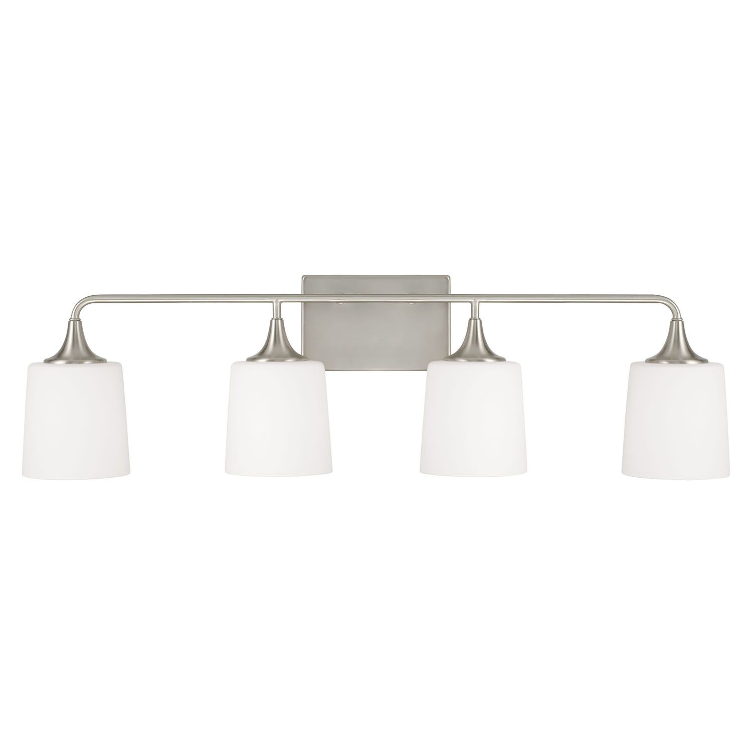 Image 6 Presley 36 3/4"W Brushed Nickel 4-Light Vanity Bath Light more views